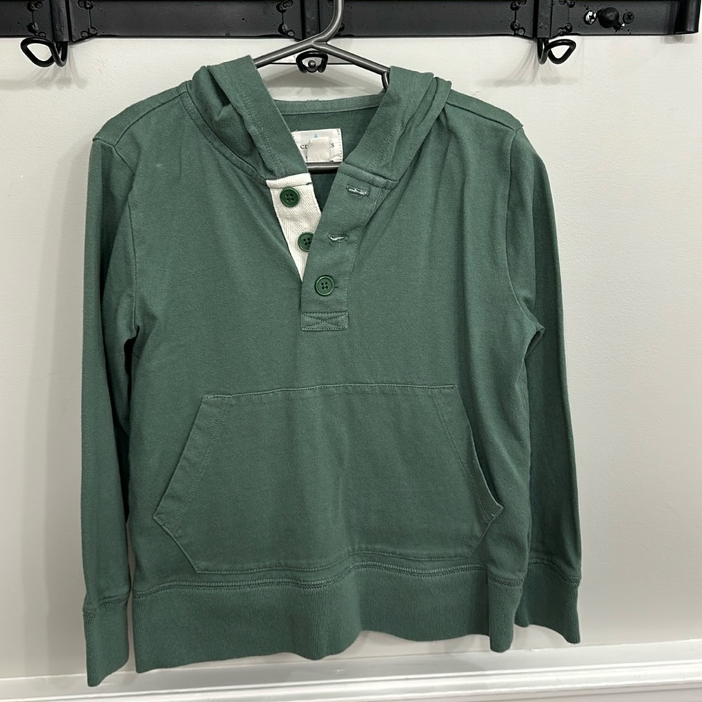 Boys hooded shirt with buttons